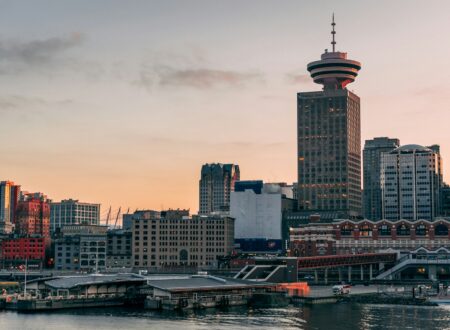 gray high rise building in golden hour background